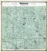 Watson Township, Abronia, Hicks Lake, Pulsipher Lake, School Section Lake, Allegan County 1873